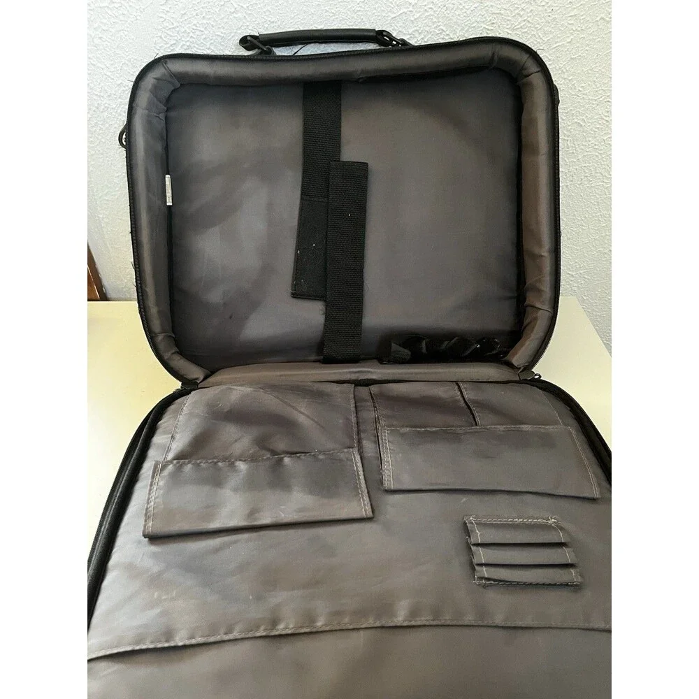 Targus Classic Nylon Laptop Briefcase Bag Black